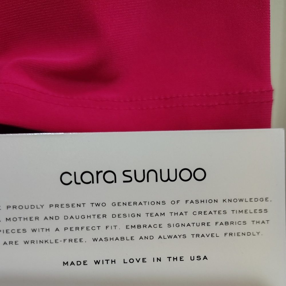 Nwt!! Clara Sun Woo Top 3/4 Sleeve. Size Large - Picture 6 of 8